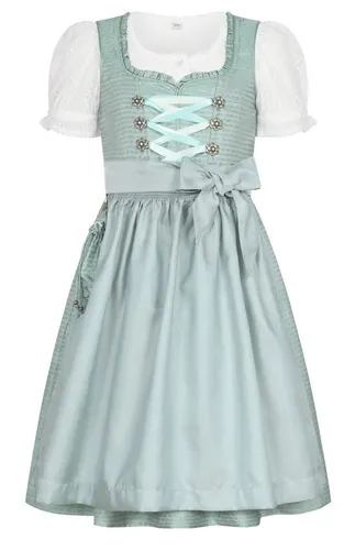 Nübler Dirndl Kinderdirndl Gabrina in Grün von Nübler