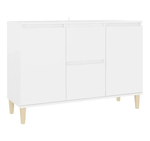 Hochglanz-Weißes Sideboard 101x35x70 cm aus Holzwerkstoff