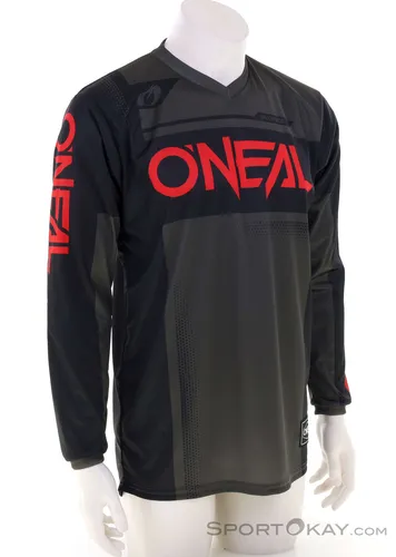 O'Neal Element Herren Bikeshirt - Dunkel Grau - Größe S - Motocross-Jerseys mit atmungsaktivem Material für optimalen Tragekomfort und Bewegungsfreiheit beim Fahren.