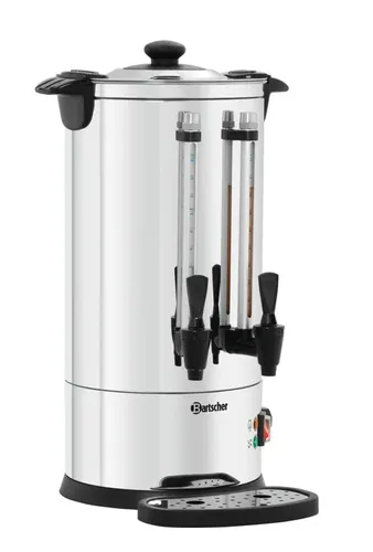 Bartscher Heißwasserspender M8000 – 8L Teemaschine, 1600 Watt, Silber