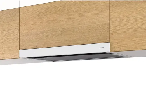 Berbel Glassline BEH 60 GL Flachschirmhaube - Elegantes Design & LED Licht - Dunstabzugshaube mit Touchbedienung und energieeffizienter Klasse A, ideal für moderne Küchen. Breite von 50-65 cm, elegant aus Glas gefertigt.