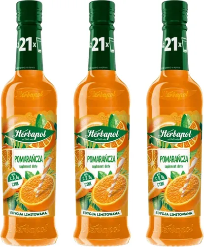 Herbapol Orange Sirup 3x 420ml