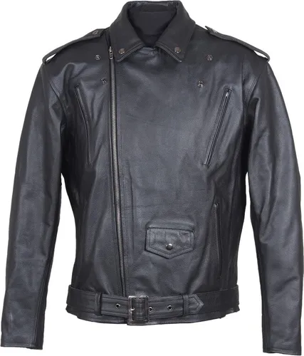 RO666 Chopper-Lederjacke im Brando-Stil