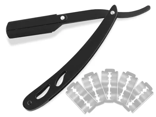 Rasiermesser Wechselklinge Set inkl. 20 Rasierklingen für eine gründliche Rasur (Rasiermesser + 20 Wechselklingen)