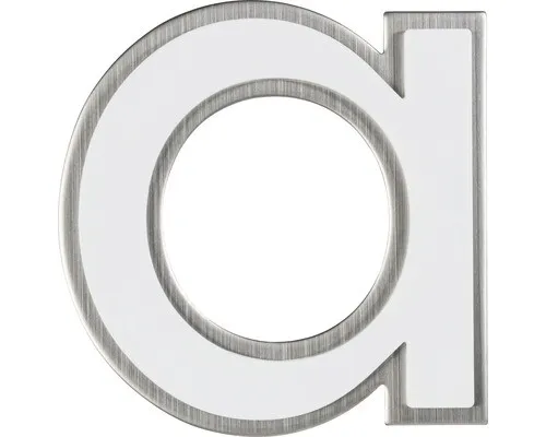 Hausnummer a Edelstahl/Nachtleuchtend glow in the Dark selbstleuchtend