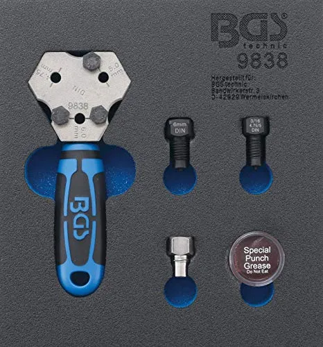 BGS Bördelgerät DIN 4,75 / 5 / 6 mm
