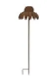 Flamingo Gartenstecker Blume Metall 15 x 100 cm rostbraun - Wunderschöner Flamingo Gartenstecker aus Metall, 15 x 100 cm, ideal für die kreative Gartengestaltung. Bringt Farbe und Freude in Ihren Außenbereich.