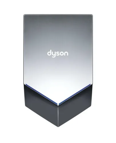 Dyson HU02 307170-01 Nickel Luft Klinge V Automatisch Handtrockner - Kommerzielle Handtrockner mit leistungsstarkem Dyson Digital Motor V4, antibakterieller Zusatz und lebenslangem H13 HEPA-Filter für hygienische Trocknung.