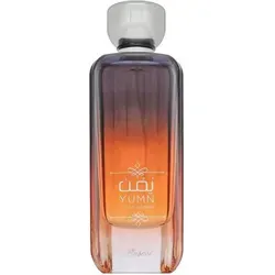 Yumn by Rasasi for Men – 3,38 oz Eau de Parfum Spray - Eleganter Amber Holzduft mit harmonischer Mischung aus Zeder, Amber und Kardamom. Ideal für den täglichen Gebrauch und sorgt für ein erfrischendes Dufterlebnis den ganzen Tag.