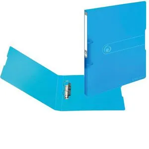 Herlitz Ringbuch easy orga to go 11205721, A4, 2 Ring, Ring-Ø 16mm, blau transparent