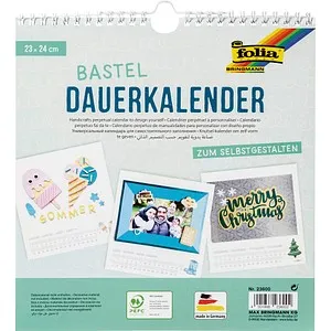 folia Kalender zum Selbstgestalten 23,0 x 24,0 cm jahresunabhängig, 1 St.