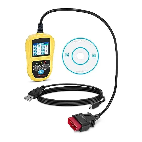 MSW OBD2-Diagnosegerät - Diagnosetester mit 18V LCD-Display, bietet 9 Modi zur Fehlercodeauslese und ist ideal für die schnelle Fahrzeugdiagnose.
