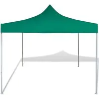 vidaXL Faltzelt 3 x 3 m Grün - Wetterfest und Robust - Pavillons & Partyzelte, 100% wasserdichtes Dach aus 600D Oxford Gewebe für perfekten Sonnenschutz bei Gartenpartys und Veranstaltungen.