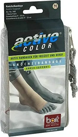 BORT ActiveColor Knöchelbandage M haut 1 St