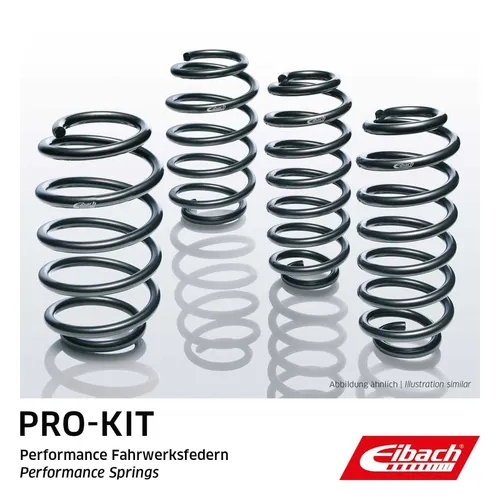 EIBACH Pro-Kit Tieferlegungssatz für Mercedes E-Klasse W213 - 30mm - Tieferlegungsfedern für Mercedes E-Klasse W213, optimieren das Fahrverhalten und sorgen für sportlicheres Aussehen, TÜV-geprüft für Sicherheit und Qualität.
