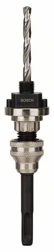 Bosch Q-Lock Aufnahmeschaft für Lochsägen - Praktischer Q-Lock Adapter für Lochsägen, ermöglicht einfachen Einsatz mit SDS plus-Bohrhämmern. Ideal für präzises Schneiden ohne Schlagsystem, kompatibel mit gängigen Elektrowerkzeugen.