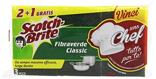 Set 40 SCOTCH Brite Schwamm Strofinetto X 3 Waschmittel Tücher Reinigung des Hauses