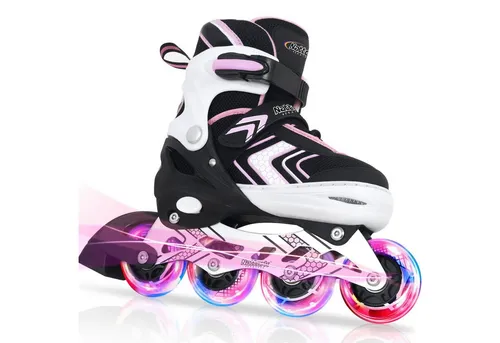 Nattork Inlineskates für Kinder – Verstellbar und Leuchtend