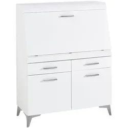 Carryhome Sekretär in Weiß mit Kabeldurchlass von Innostyle