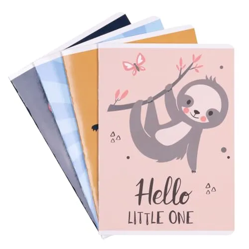 gimboo Schulheft/Format A5 16/16 Blatt Liniert 3 / Mixed 20er Packung