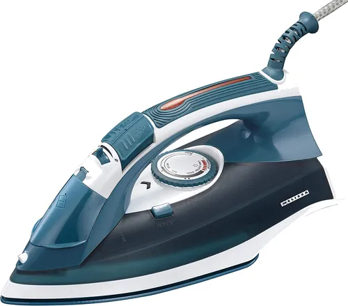 Melissa 16390052 Dampf-Bügeleisen 2200 Watt - Bügeleisen mit Keramik-Sohle für gleichmäßige Wärmeverteilung und müheloses Glätten. Ideal für schnelle und effiziente Bügelarbeit.