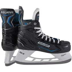 Bauer Herren S21 X-Lp Skate Feldhockey-Schuh - Schwarz/Weiss/Blau/Silber, 48 EU - Schlittschuhe mit modernem Design, hohem Tragekomfort und optimaler Bewegungsfreiheit für beste Leistung auf dem Feld.