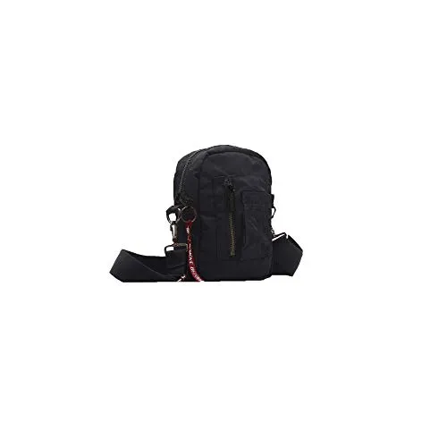 Alpha Industries Unisex Crew Carry Bag Bauchtasche, Black - Mode-Hüfttaschen mit abnehmbarem und verstellbarem Gurt, ideal für stylische Freizeitlooks und praktische Aufbewahrung.