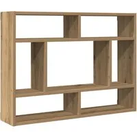 vidaXL Wandregal Artisan-Eiche 75x16x55 cm