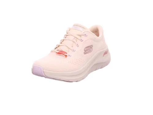 Skechers Damen Arch Fit 2.0 Big League Sports Shoes - Damen-Outdoor-Fitnessschuhe mit natürlichem Netzgewebe für optimalen Komfort und atmungsaktive Eigenschaften, ideal für aktive Freizeitgestaltung.