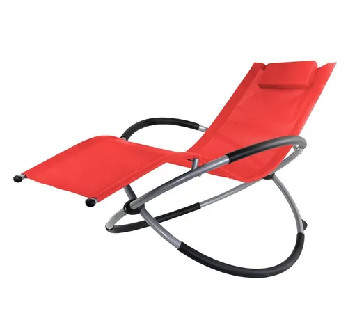 Kingpower Schaukelliege - Faltbare Sonnenliege für Garten und Balkon - Ergonomische Schaukelliege mit maximaler Belastbarkeit von 150 kg, ideal zum Entspannen im Garten oder am Pool. Platzsparend zusammenklappbar und mit gepolsterten Armlehnen für zusätzlichen Komfort.