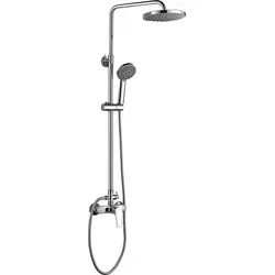 BADLAND Duschsäule LUGA Duschsystem, Brausegarnitur in Chrom