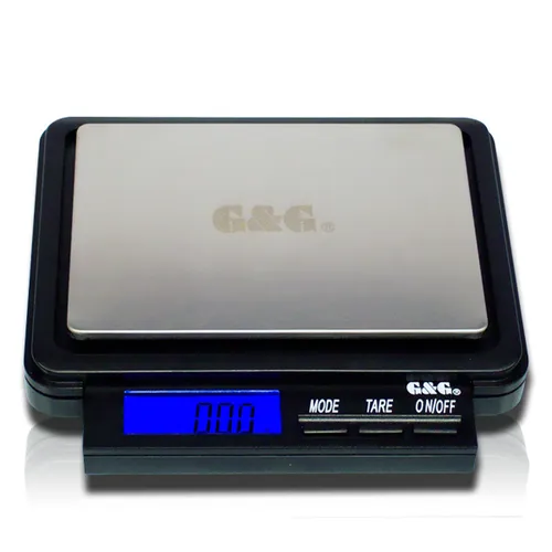 G&G FH 2000g/0,1g-1000g/0,05g Feinwaage Digital-Waage Goldwaage Taschenwaage