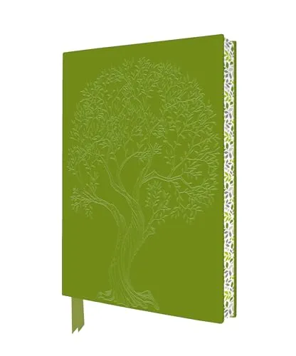 Exquisit Premium Notizbuch DIN A5: Baum des Lebens: Unser hochwertiges, liniertes Blankbook mit Softcovereinband aus Kunstleder mit dreidimensionaler ... künstlerisch gestaltetem Buchschnitt