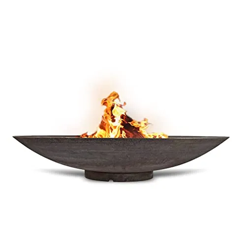 CLGarden Feuerschale 150 cm groß 4mm Cortenstahl XXL Garten Feuerstelle Metall Feuer Schale