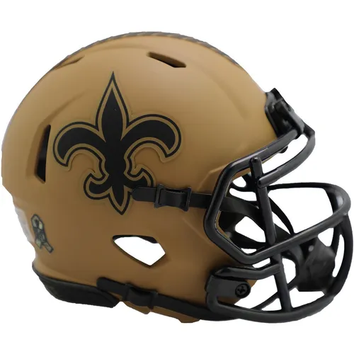 NFL New Orleans Saints Salute to Service 2023 Mini Helm Speed Footballhelm