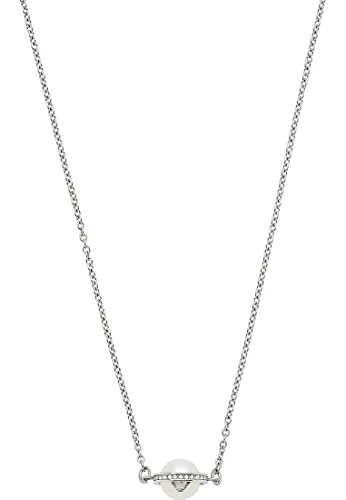 Emporio Armani Halskette für Frauen Essential - Elegante Kette aus poliertem Edelstahl mit verstellbarer Länge, ideal für jeden Anlass und ein echter Blickfang in Silber.