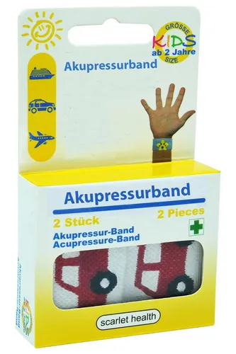 scarlet products Akupressur-System-Bandage, scarlet health, Akupressurband »Sea«, 1 Paar elastische Armbänder