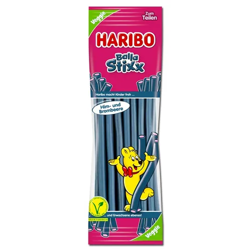 Haribo Balla Stixx Him- und Brombeere 200g in blau von HARIBO