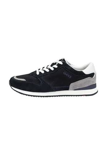 Lloyd Sneaker Leder Sneaker blau 46 EU - Hochwertige Freizeit Sneaker aus Leder in Navy Weiß, Größe 46, mit bequemer Schnürung und flexiblem Gummi-Laufsohle für optimalen Tragekomfort.