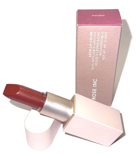 Produktbild Rose Inc Satin Lip Color Rich Refillable Lipstick Poised 4g