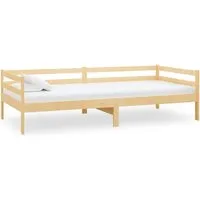 vidaXL Tagesbett Massivholz Kiefer 90x200 cm - Multifunktionales Tagesbett aus robustem Kiefernholz, ideal als Sofa tagsüber und bequemes Bett für Übernachtungsgäste. Perfekt für kleine Räume!