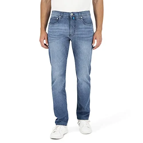 Pierre Cardin Herren 5-Pocket Lyon Tapered Jeans - Moderne Jeans im Tapered Fit aus nachhaltiger Bio-Baumwolle, bietet maximalen Komfort und Flexibilität für lässige Outfits.