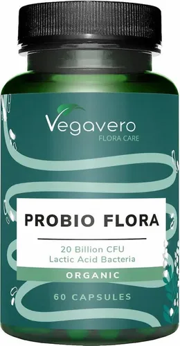Vegavero ProKulturenkomplex | 60 Kapseln mit 15 Mrd. Kulturen - Nahrungsergänzungsmittel mit 15 Bakterienstämmen und Inulin aus Agave – unterstützt die Darmflora und enthält keine synthetischen Zusatzstoffe.