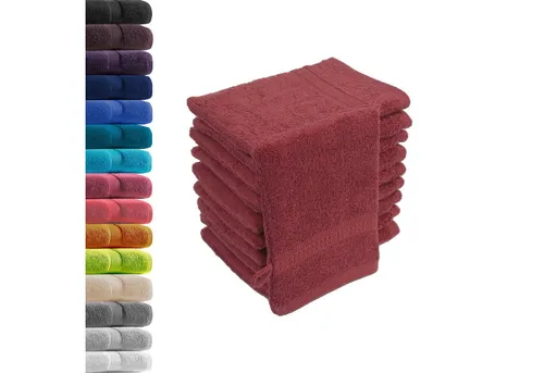 Handtücher Rot von Hometex Premium Textiles