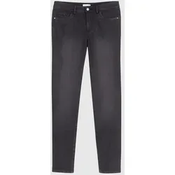 Witt Bequeme Jeans 5-Pocket-Jeans leicht vertieft schwarz 48