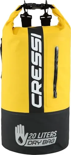 CRESSI Dry Bag Premium 20L BI-Color Black Yellow
