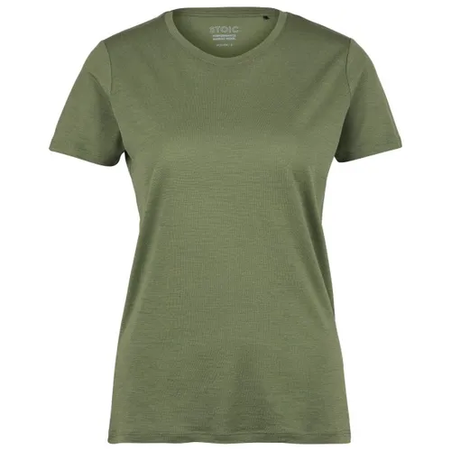 Stoic - Women's Merino155 LaholmSt. T-Shirt - Merinoshirt Gr L oliv