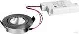 Brumberg 39363153 EBS 230V 6W 3000K LED-Einbaustrahler - Einbaustrahler in nickel matt, dimmbar mit Phasenabschnitt, ideal für die werkzeuglose Deckenmontage. Kompakte Bauform und schwenkbar für optimale Lichtakzente.