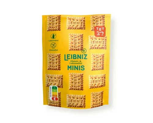 LEIBNIZ Kekse, Leibniz MINIS gluten und laktosefrei leckere Butterkekse 100g