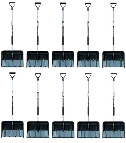 Teleskop-Schneeschaufel ALPE50 Schürfleiste x10